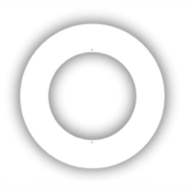 4" Clear Round Trim Insert Goof Ring